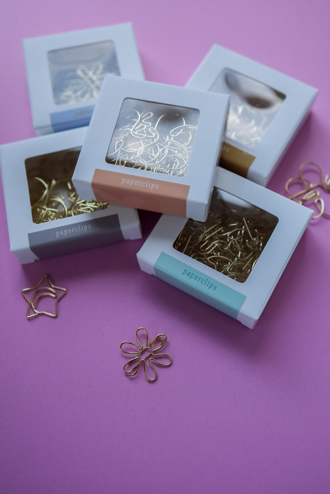 Paperclips vlinder - 20 stuks - goud Paperclips vlinder - 20 stuks - goud