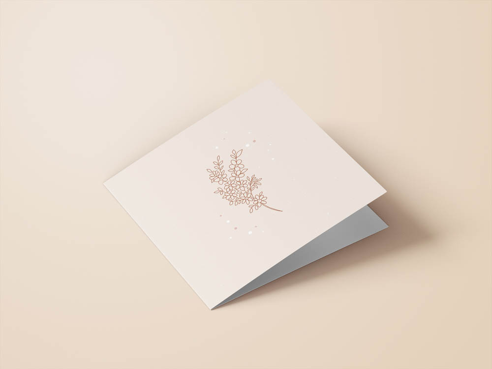 Wenskaarten blanco - set van 6 - incl enveloppen - Eclipse