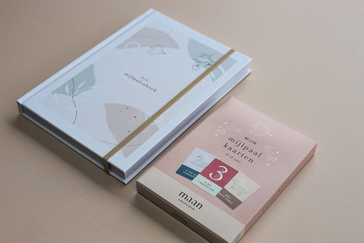 Mijn mijlpaalkaarten - 0 t/m 12 jaar - Set van 50 mijlpaalkaarten - A6