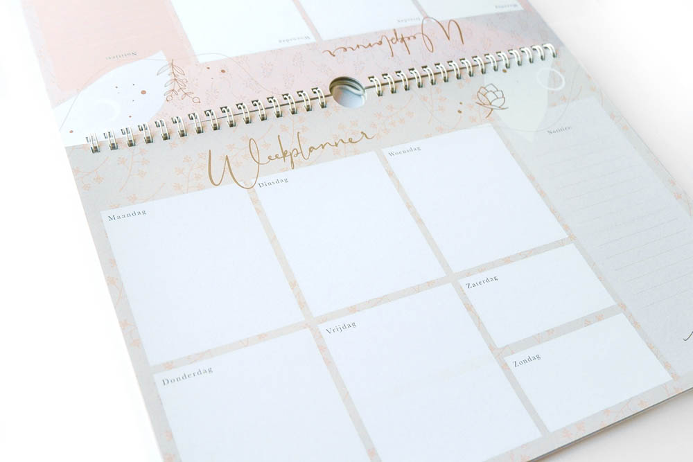 Weekplanner incl. stickervel - Eclipse Weekplanner incl. stickervel - Eclipse