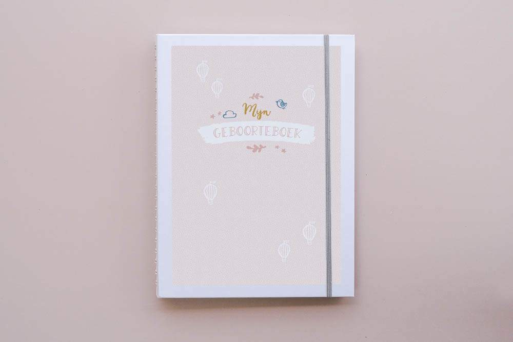 Mijn geboorteboek / kraambezoekboek - roze